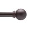 Kenney Mfg Kenney Chelsea 5/8" Standard Decorative Window Curtain Rod, 48-86", Weathered Brown KN71707 - alternate 1
